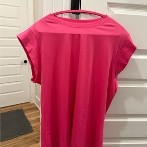 SHEIN Fuchsia Short Sleeve Tee